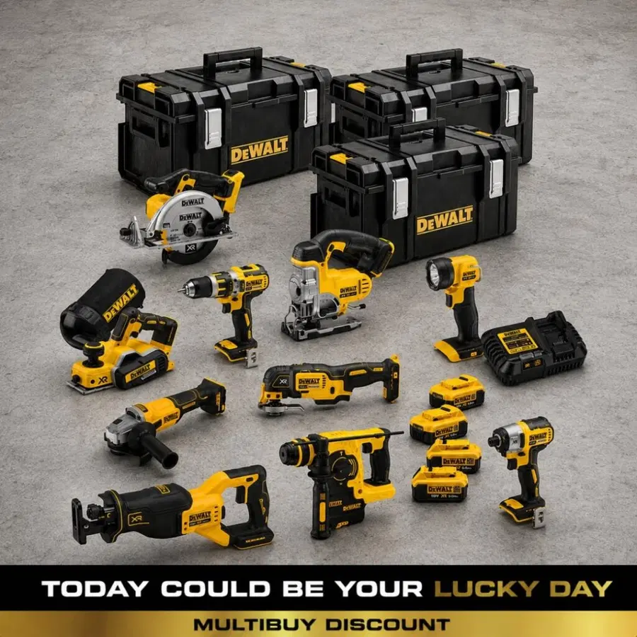 DeWalt XR 18V 10 Piece Cordless Power Tool Kit