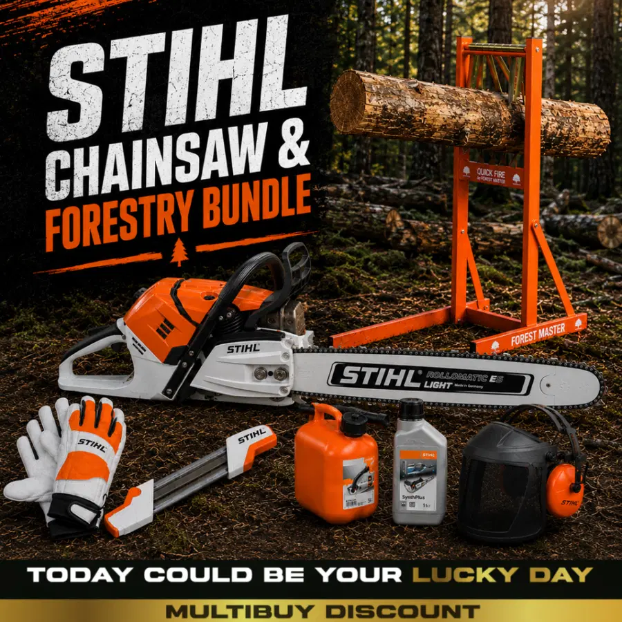 STIHL MS 500i Chainsaw & Forestry Bundle (Auto Draw)