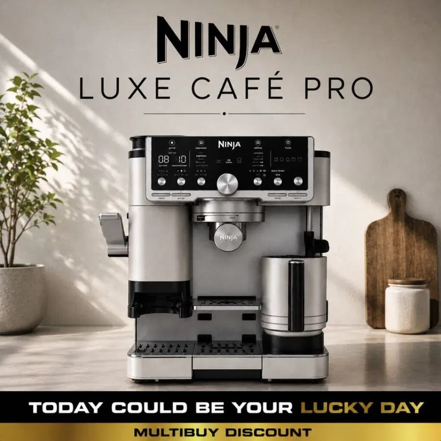 NINJA Luxe Cafe Pro Series Bean to Cup Coffee Machine – White