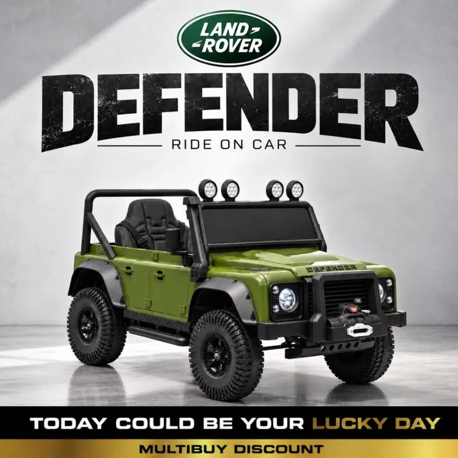 Landrover Defender Official 12V Ride On