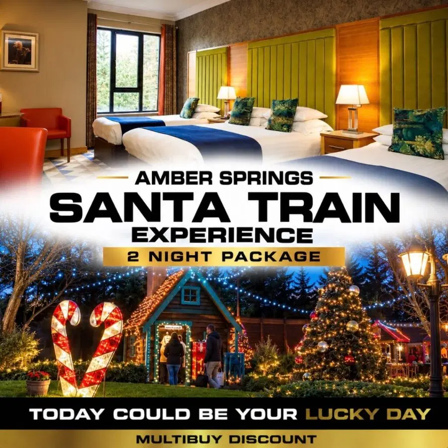 Amber Springs Santa Train Experience 2 Night Package