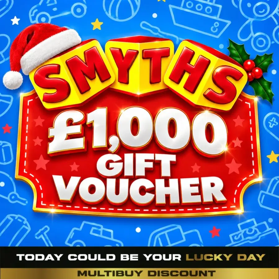 £1,000 Smyths Toys Voucher (Auto Draw)