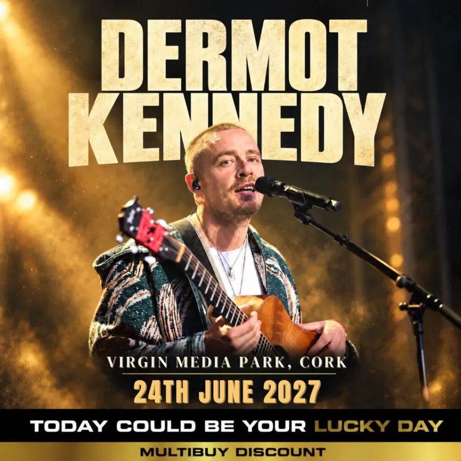Dermot Kennedy live in Cork 2027 + Overnight Hotel Stay