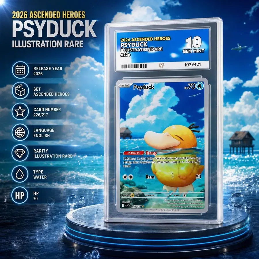 ACE 10 2026 ASCENDED HEROES PSYDUCK ILLUSTRATION RARE