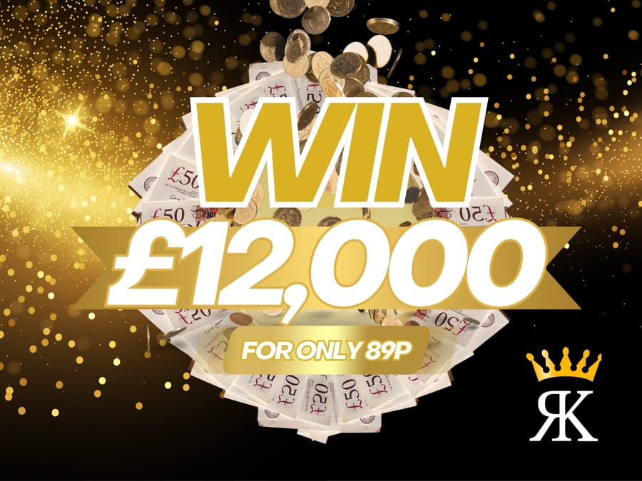 Win £12,000 for 89p