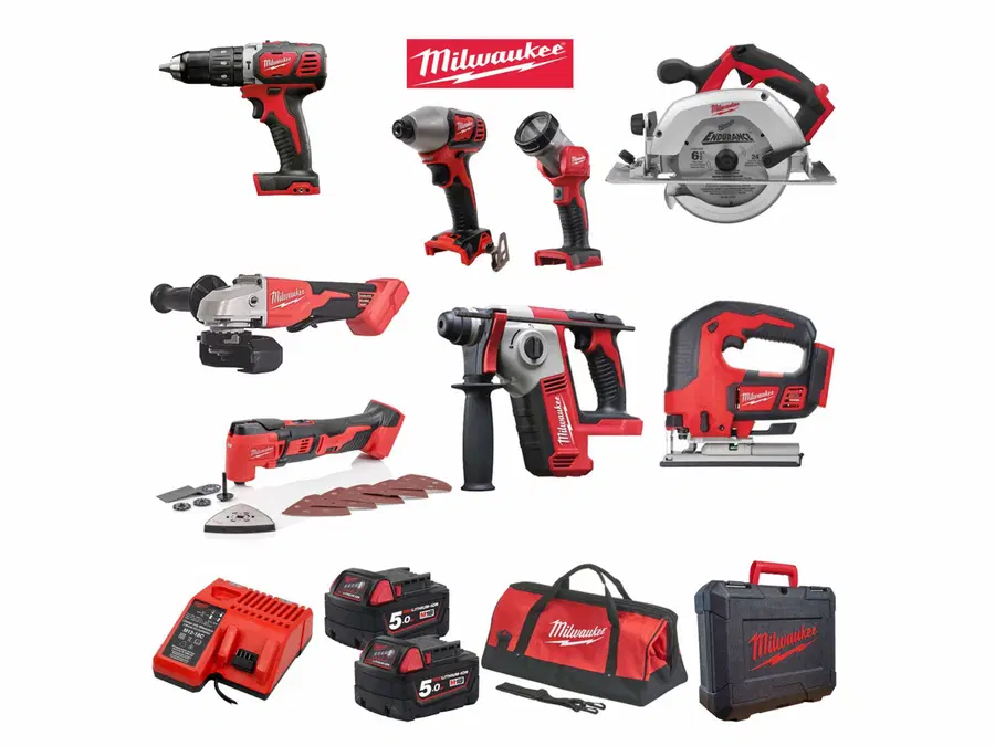 8pc Milwaukee Tool Kit