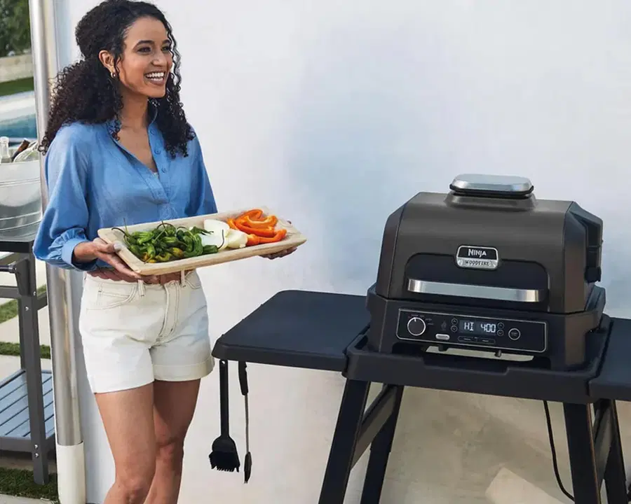 NINJA WOODFIRE PRO XL BBQ GRILL & SMOKER!