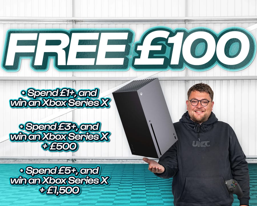 FREE ENTRY - WIN £100 | SPEND £1-£5+ AND WIN AN XBOX SERIES X & CASH!