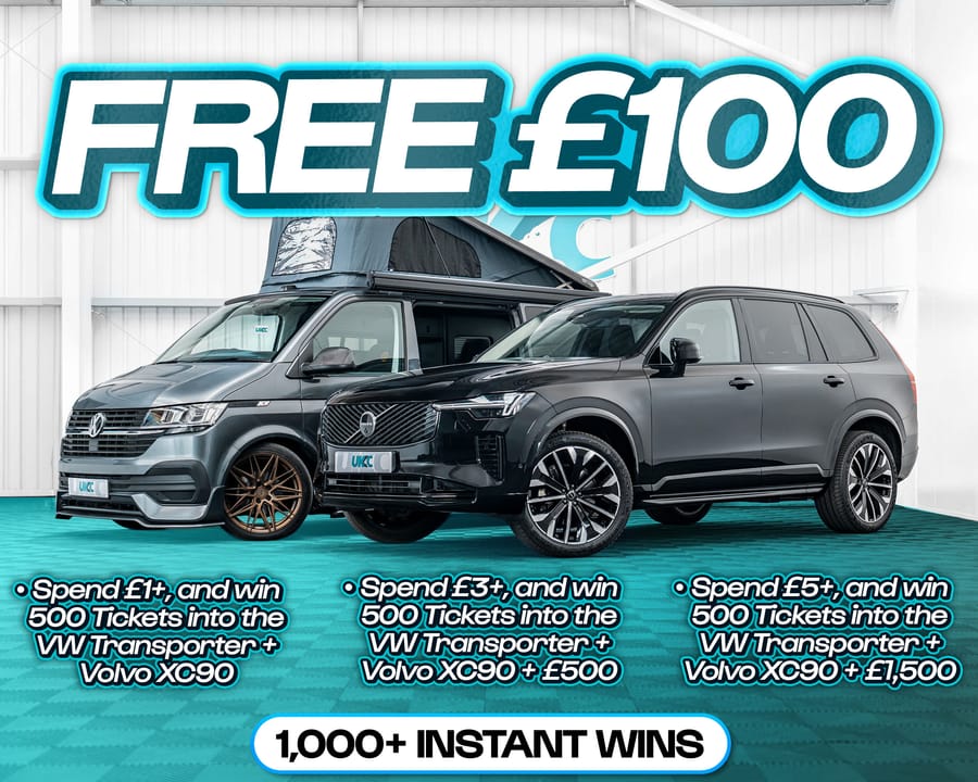FREE ENTRY - WIN £100 | SPEND £1-£5+ AND WIN COMPETITION TICKETS & CASH!