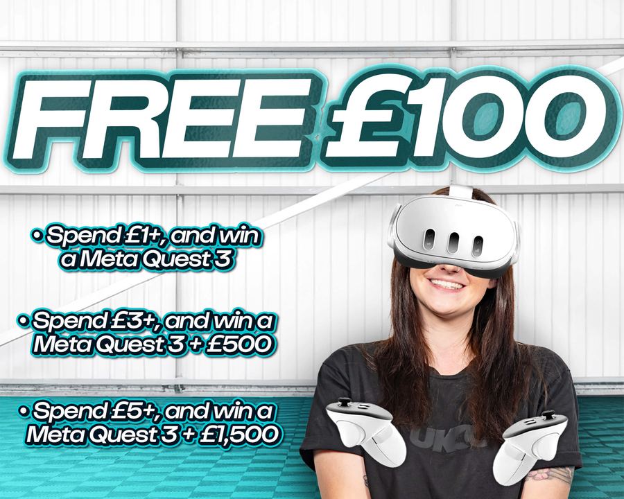 FREE ENTRY - WIN £100 | SPEND £1-£5+ AND WIN A META QUEST 3 & CASH!