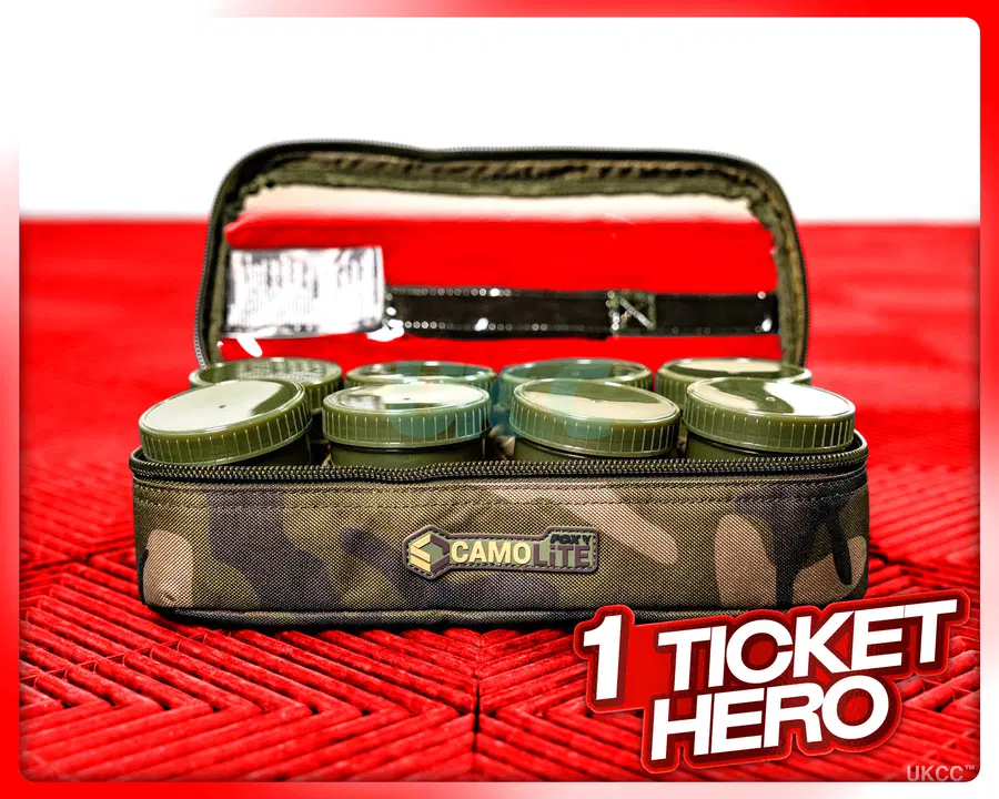 FOX CAMOLITE 12 POT HOOKBAIT CASE!