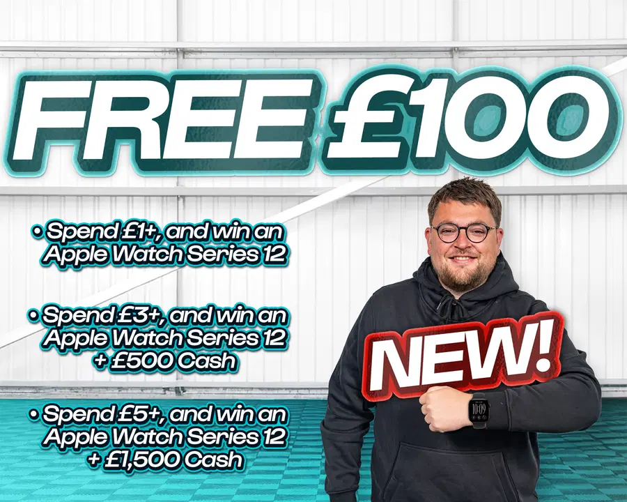 FREE ENTRY - WIN £100 | SPEND £1-£5+ AND WIN AN APPLE WATCH SERIES 12 & CASH!