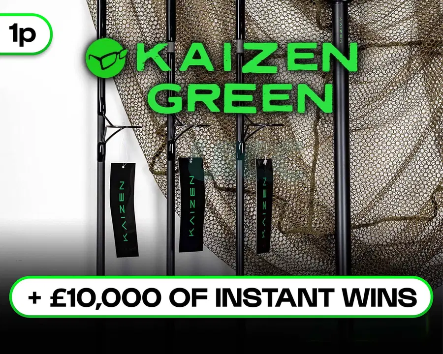 KORDA KAIZEN GREEN 12FT 3.5LB RODS + KORDA KAIZEN GREEN NET 42"!