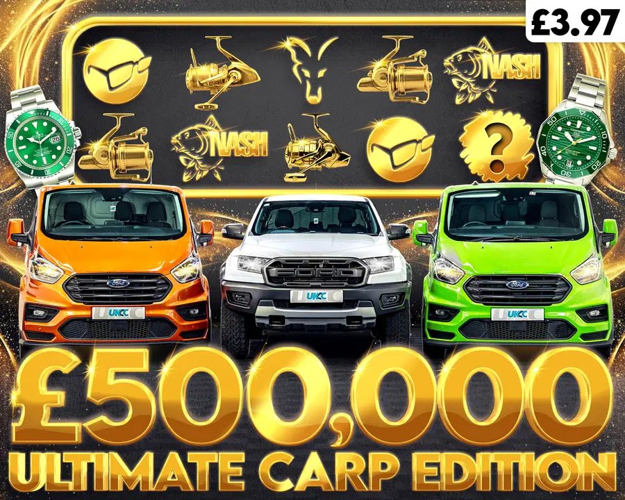£500K MEGA INSTANT WIN - ULTIMATE CARP EDITION!