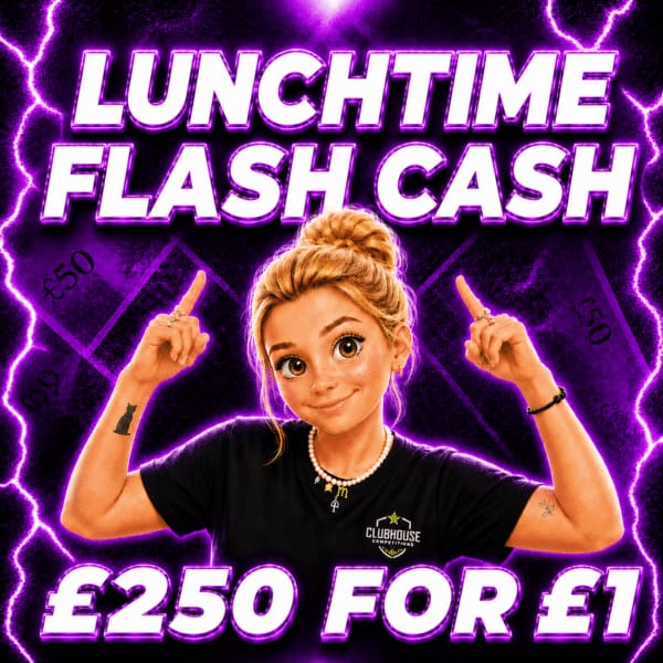 *AUTODRAW* Friday 14th August – £250 Flash Cash