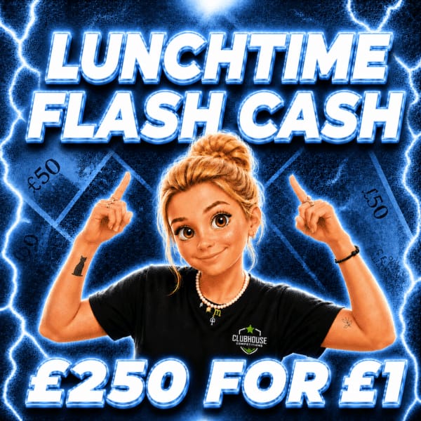 *AUTODRAW* Thursday 13th August – £250 Flash Cash
