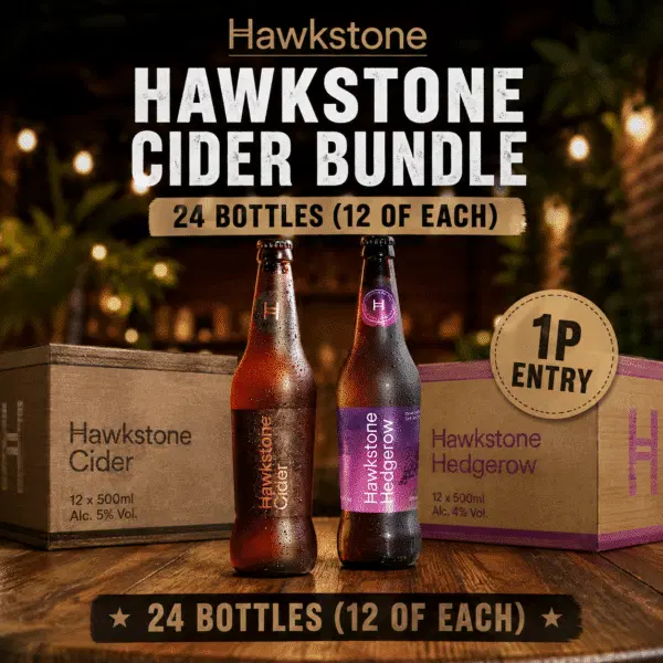 Hawkstone Hedgerow + Cider For 1p OR £65