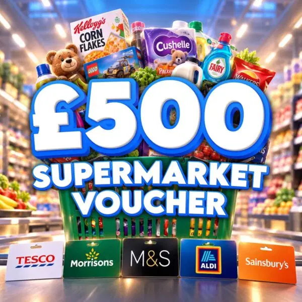 £500 Supermarket Voucher OR £450