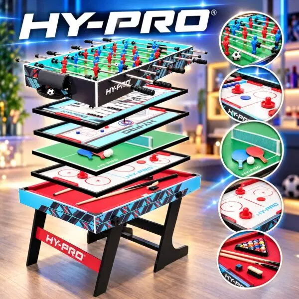 Hy-Pro 4ft 12 In 1 Folding Multi Game Table OR £125