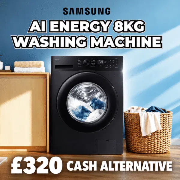 Samsung AI Energy 8kg Washing Machine OR £320