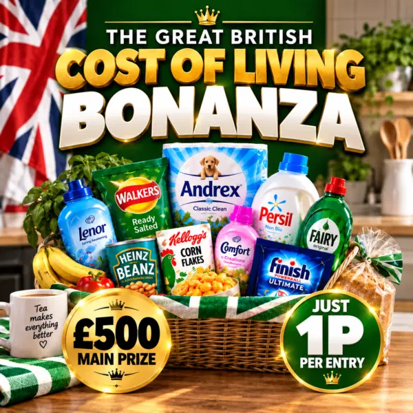 The Great British Cost of Living Bonanza #85 – £500 Main Prize