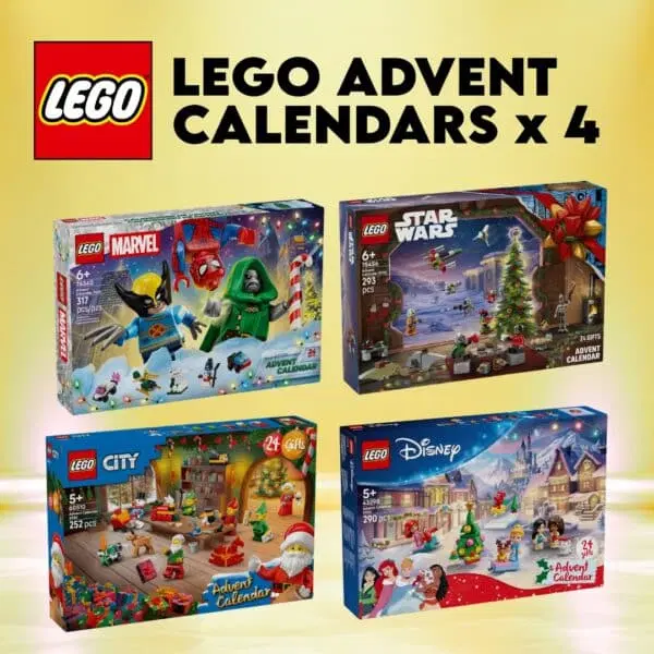 4 x Lego Advent Calendars