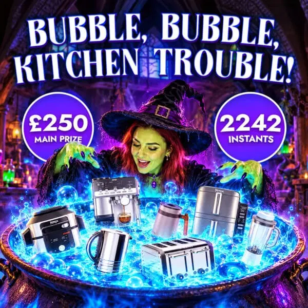 Bubble, Bubble, Kitchen Trouble! (2,242 Instant Wins)