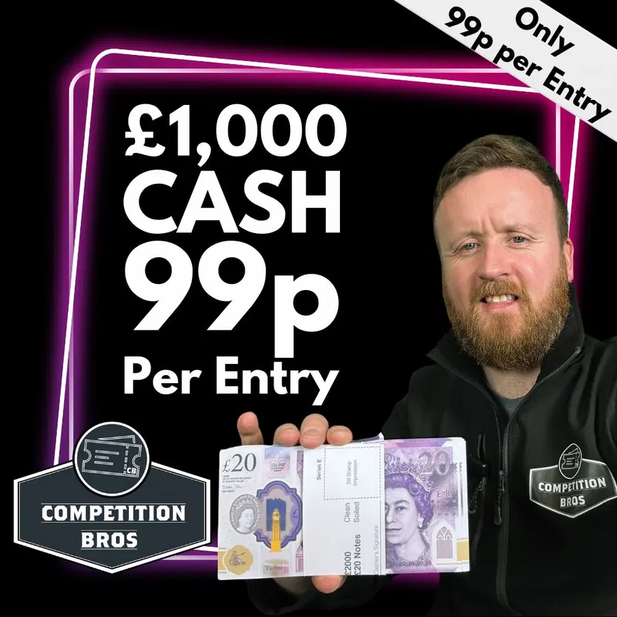 £1,000 – 99p per Entry – 18th October 2026