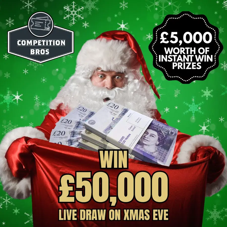 🎄 £50,000 CASH + £5,000 Instant Wins! 🎄- Christmas EVE Special!!