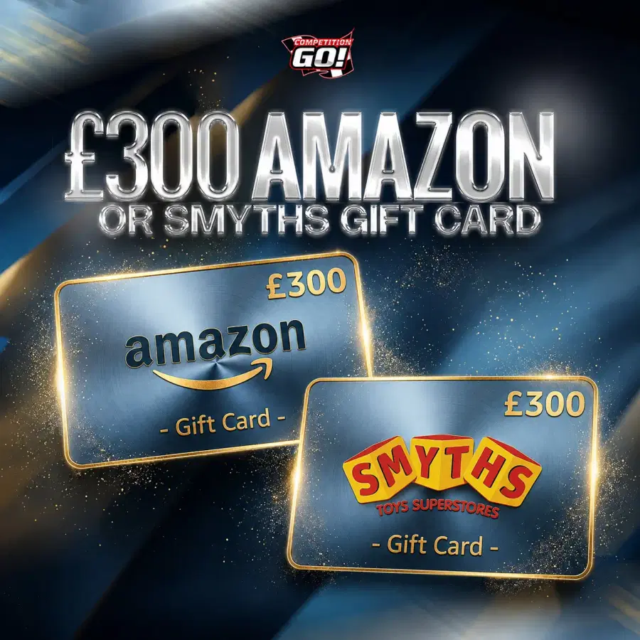£300 AMAZON OR SMYTHS GIFT CARD
