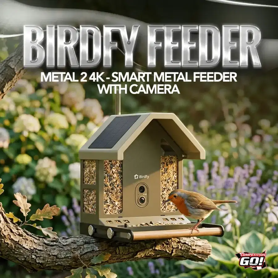 BIRDFY FEEDER METAL 2 4K - SMART METAL FEEDER WITH CAMERA