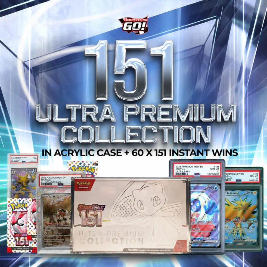 151 ULTRA PREMIUM COLLECTION IN ACRYLIC CASE + 60 X 151 INSTANT WINS