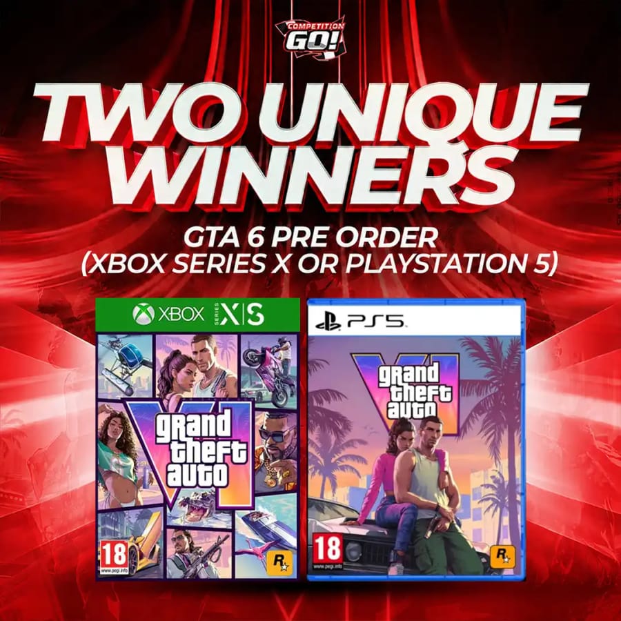 TWO UNIQUE WINNERS: GTA 6 PREORDER (XBOX SERIES X OR PLAYSTATION 5)
