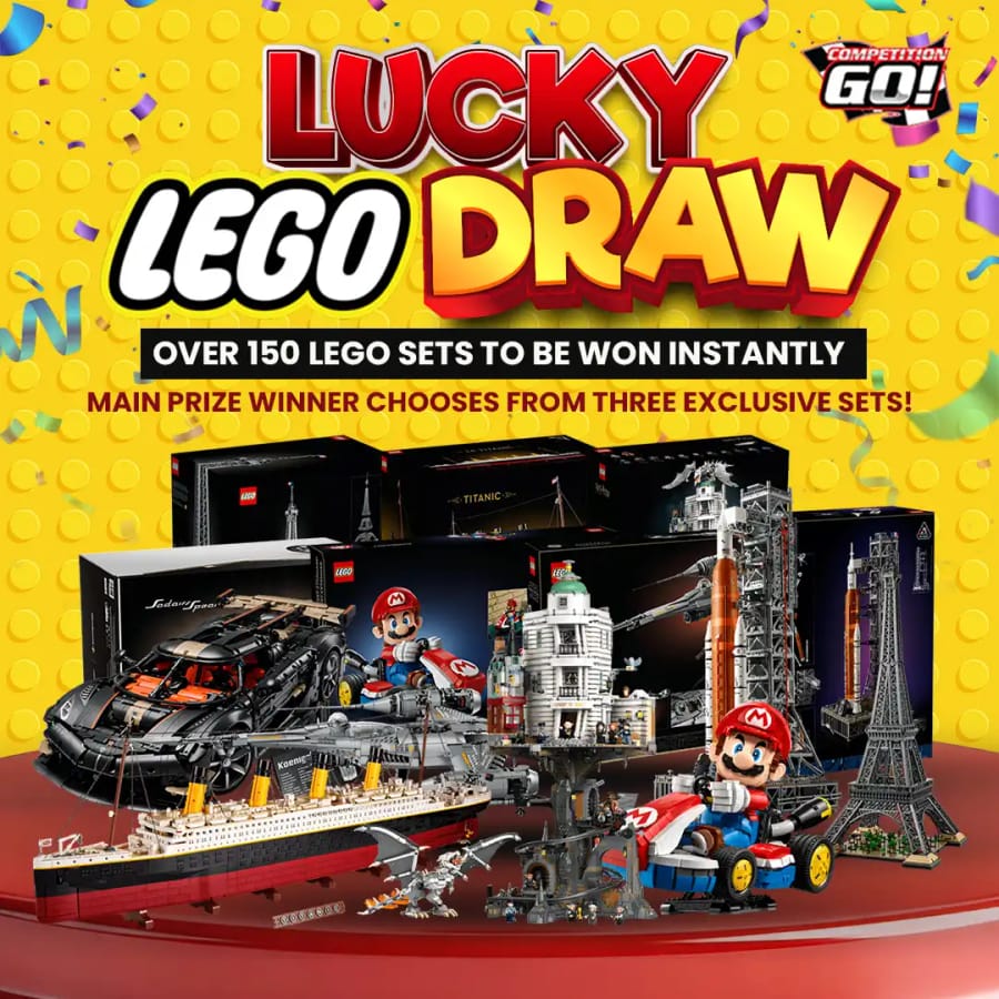 LEGO LUCKY DRAW - OVER 150 LEGO SETS TO BE WON INSTANTLY! (LOTS OF EXCLUSIVE SETS)