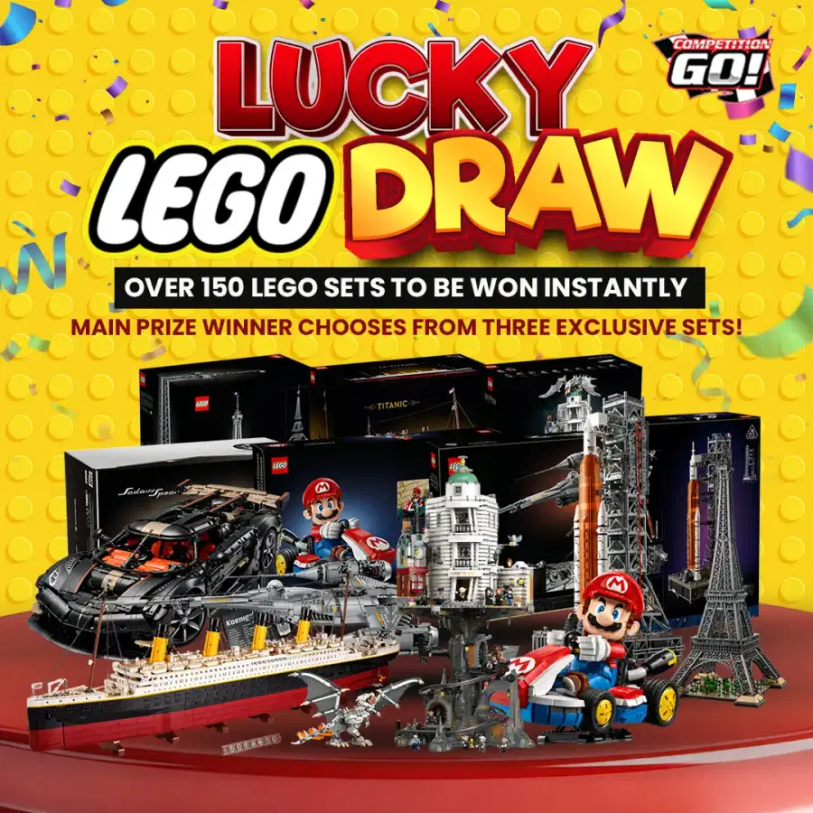 LEGO LUCKY DRAW - OVER 150 LEGO SETS TO BE WON INSTANTLY! (LOTS OF EXCLUSIVE SETS)