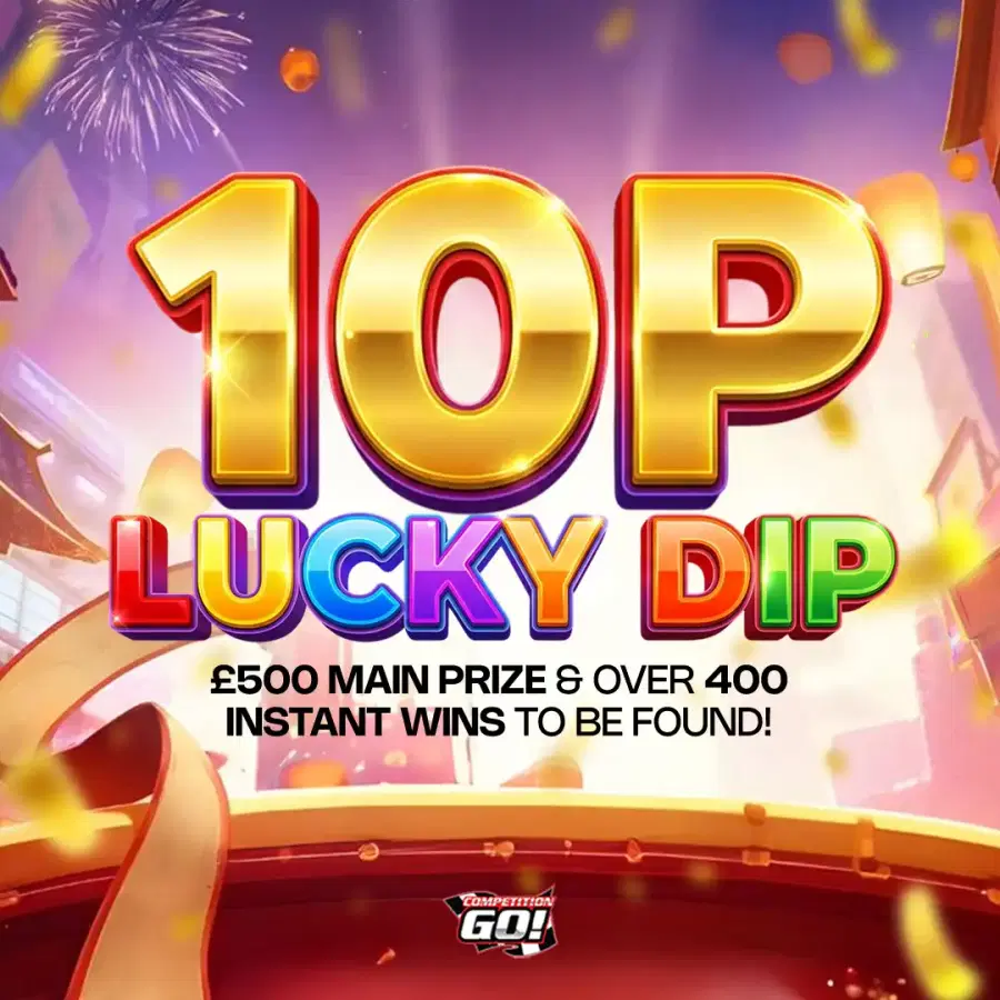 10P LUCKY DIP - £500 MAIN PRIZE & OVER 400 INSTANT WINS TO BE FOUND!