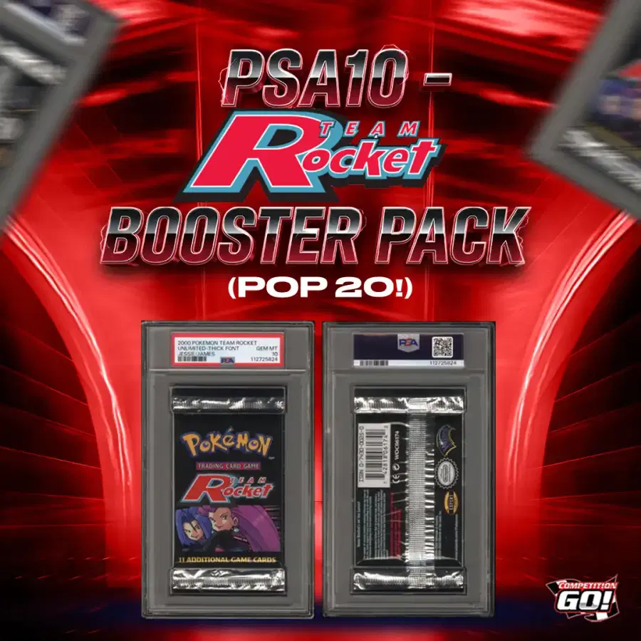 PSA10 - TEAM ROCKET BOOSTER PACK