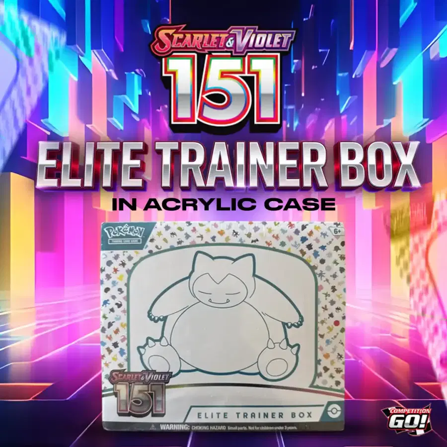 151 ELITE TRAINER BOX IN ACRYLIC CASE