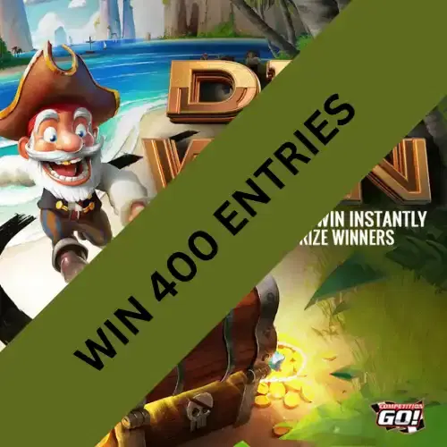 WIN 400 ENTRIES INTO DIG & WIN + 4 GOLDEN TICKETS