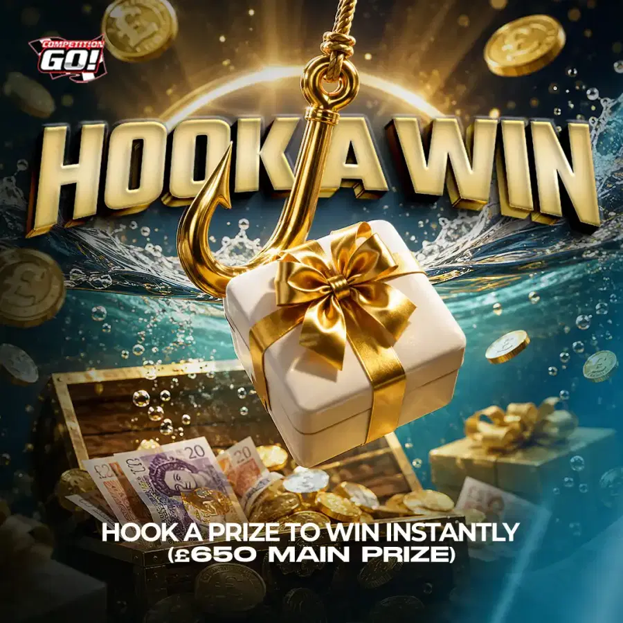 HOOK A WIN - HOOK A PRIZE TO WIN INSTANTLY (£650 MAIN PRIZE)