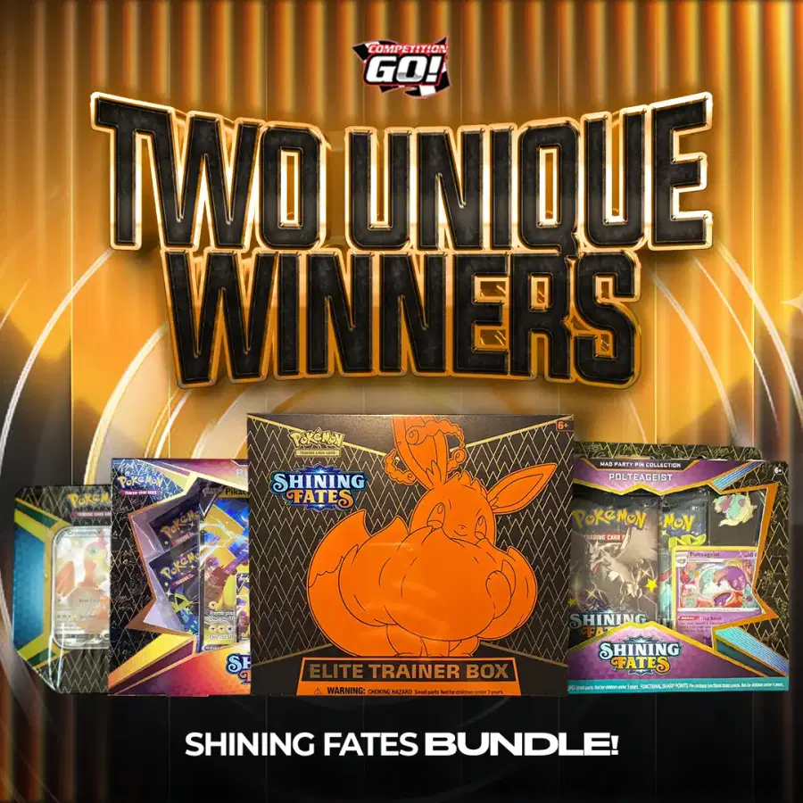 TWO UNIQUE WINNERS: SHINING FATES BUNDLE!