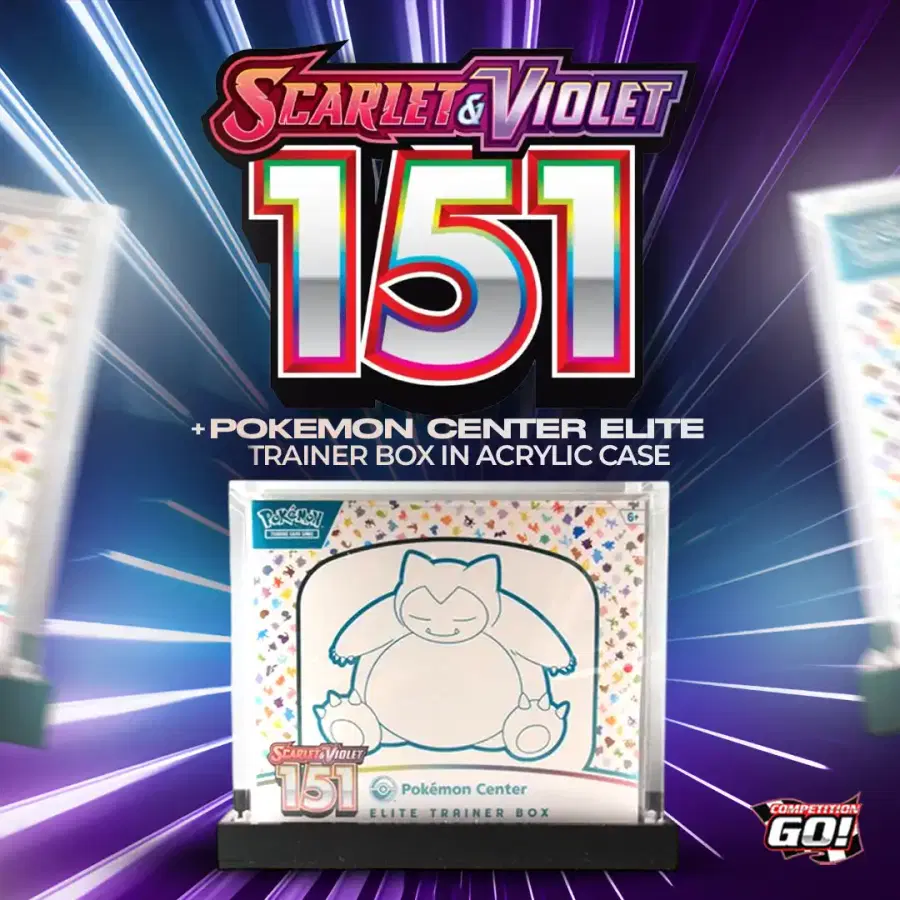 151 POKEMON CENTER ELITE TRAINER BOX IN ACRYLIC CASE
