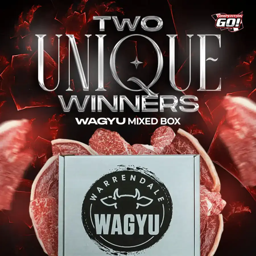 TWO UNIQUE WINNERS: WAGYU MIXED BOX