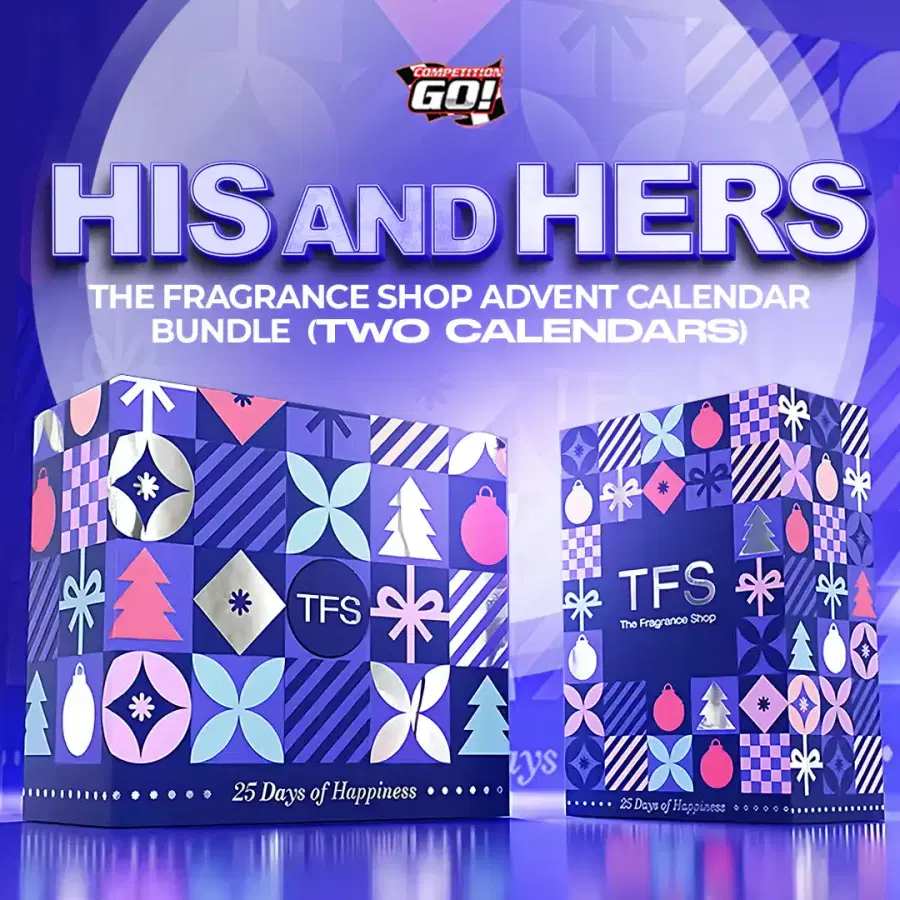 HIS AND HERS THE FRAGRANCE SHOP ADVENT CALENDAR BUNDLE (TWO CALENDARS)