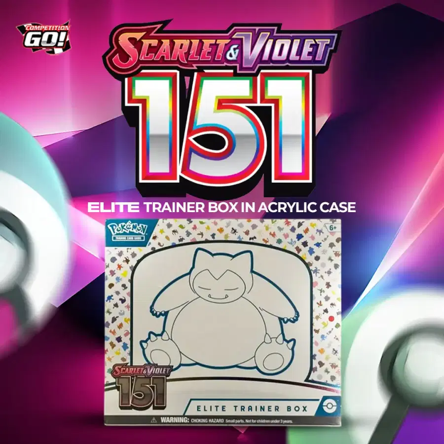 151 ELITE TRAINER BOX IN ACRYLIC CASE