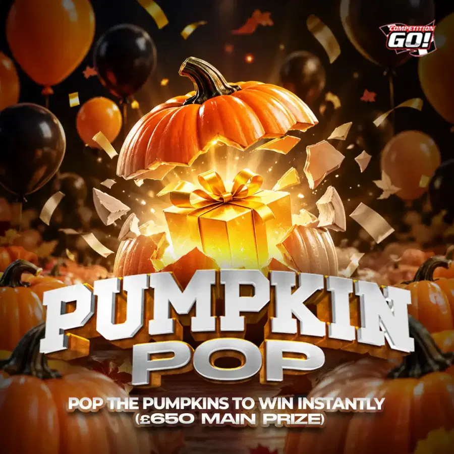 PUMPKIN POP - POP THE PUMPKINS TO WIN INSTANTLY (£650 MAIN PRIZE)