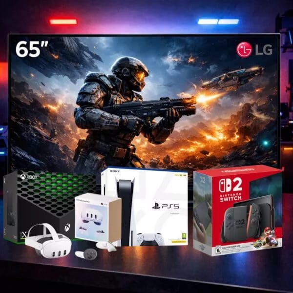 LG 65″ TV + Console Of Your Choice