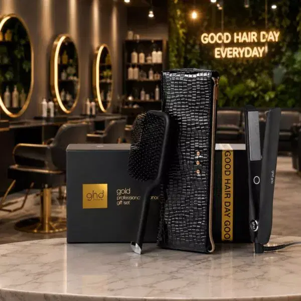 GHD Gold Hair Straightener Set