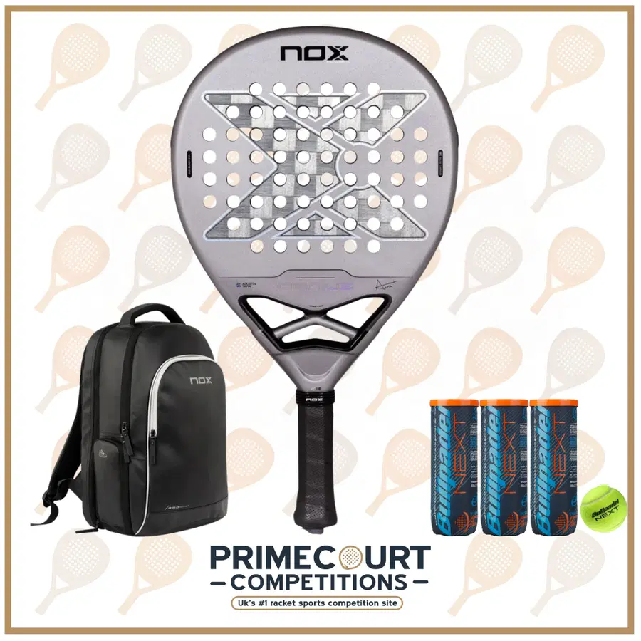 Nox AT10 Luxury Genius 18K Alum XTREM Padel Racket 2027 (BUNDLE)