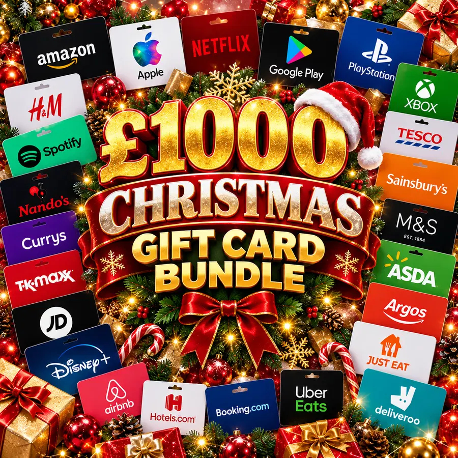 £1000 Christmas gift card bundle